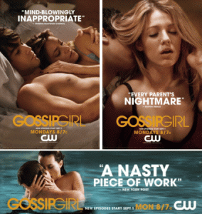 Gossip Girl ad campaign for its second season